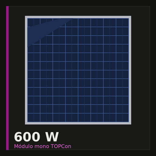 [panel-600] Panel 600W mono TOPCon