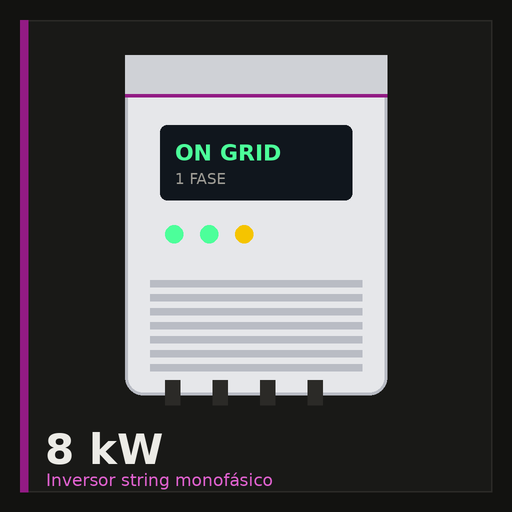 [inv-8k] Inversor string 8 kW monofásico